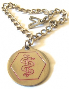 LADIES CHARM MEDICAL ID - Click Image to Close